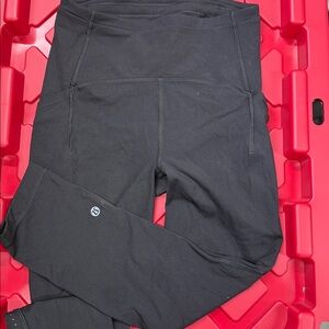 Lululemon Speed Up Crop (21") Black Athletic Leggings